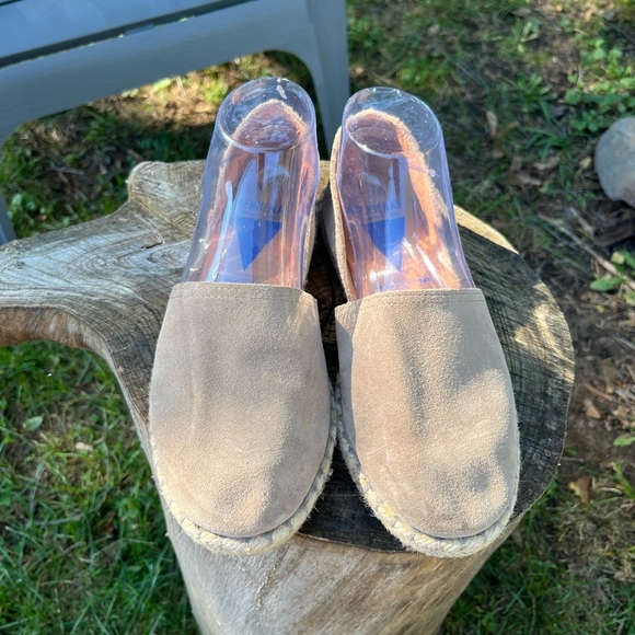 Verbenas Carmen Espadrilles Loafer Flat Khaki Suede Slip-On Shoes EU 38 US 7.5-8 - Picture 5 of 11